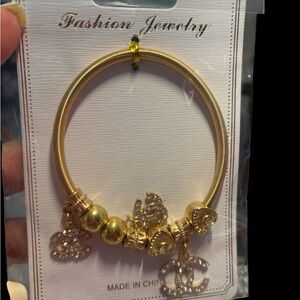 Gold Charm fashion Bracelet